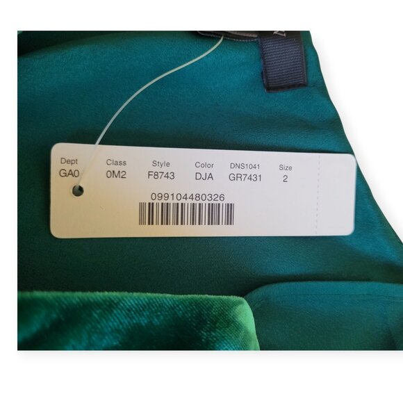 JCrew sleeveless evergreen velvet peplum tank top size 2 NWT Holiday Party Decor - Picture 8 of 11